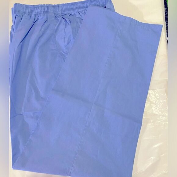 🔥Carols Scrubs Ladies Teal Blue Green  Bottom only Size Large Drawstring… - Picture 1 of 10